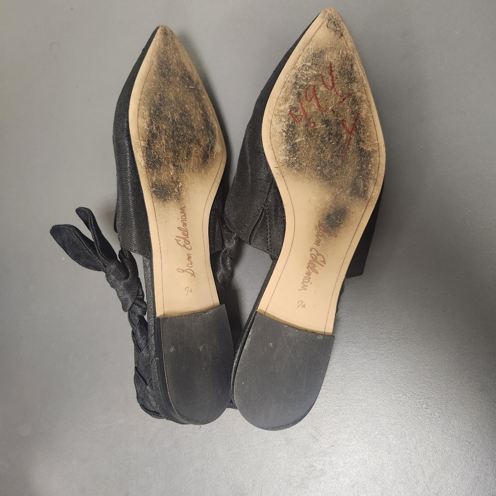 Sam Edelman Rivers Pointed Toe Sling Back Sandals Sz 7.5 - Picture 9 of 10